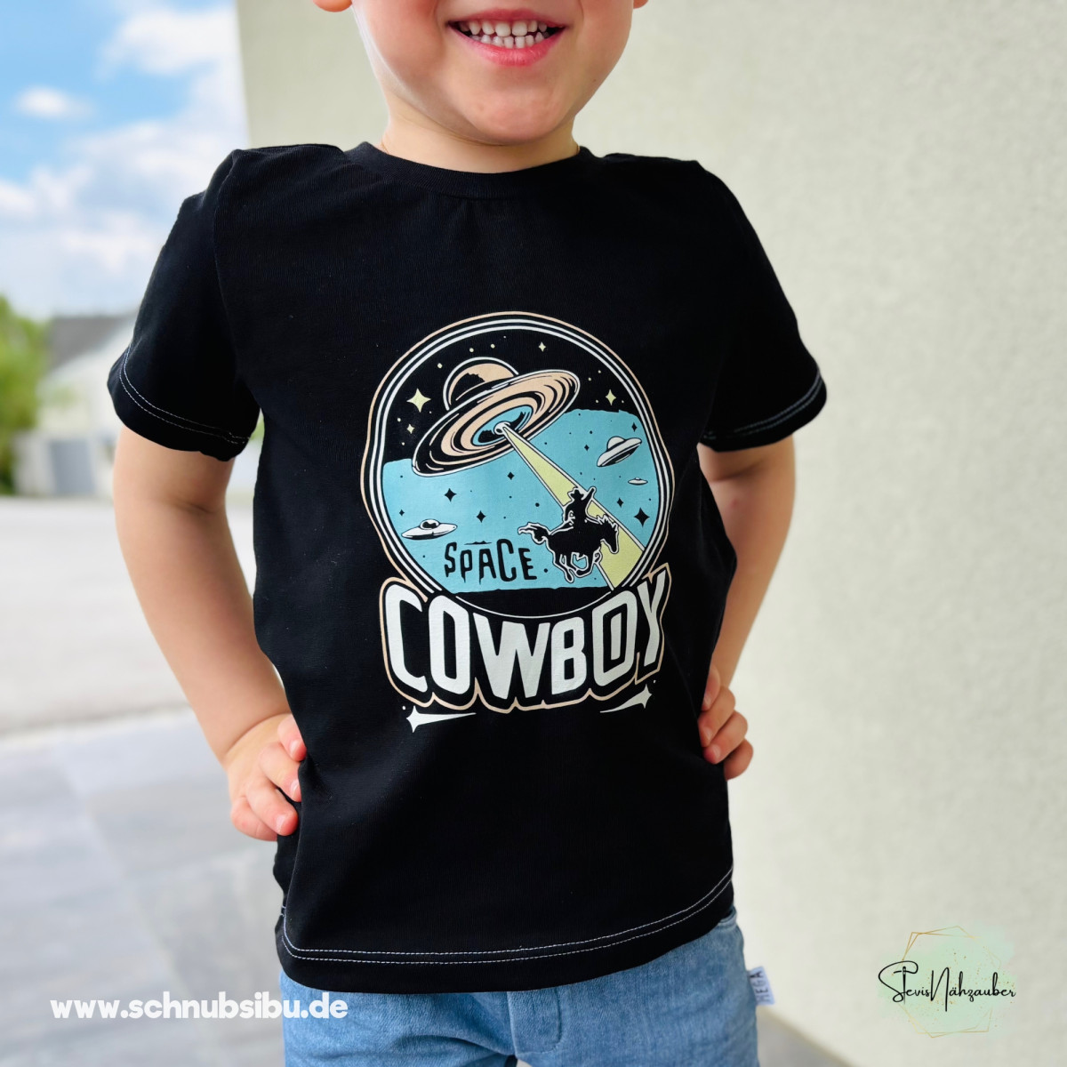 Bügelbild Space Cowboy